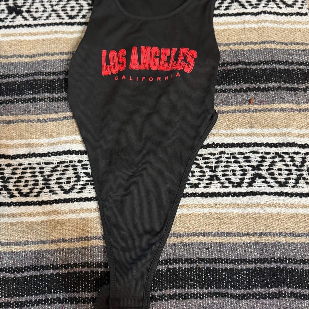 Black Los Angeles Bodysuit